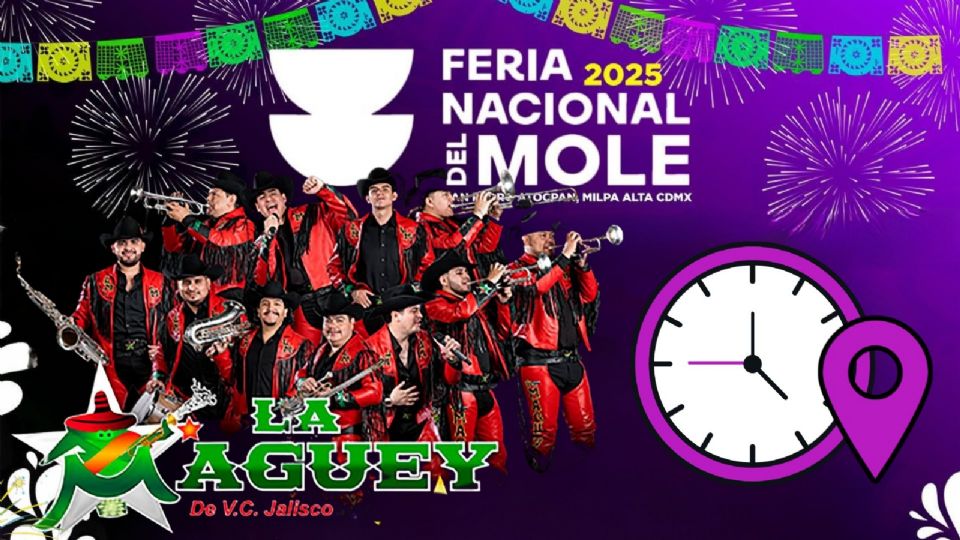 Banda Maguey se presentará HOY en la Feria Nacional del Mole Atocpan 2025.