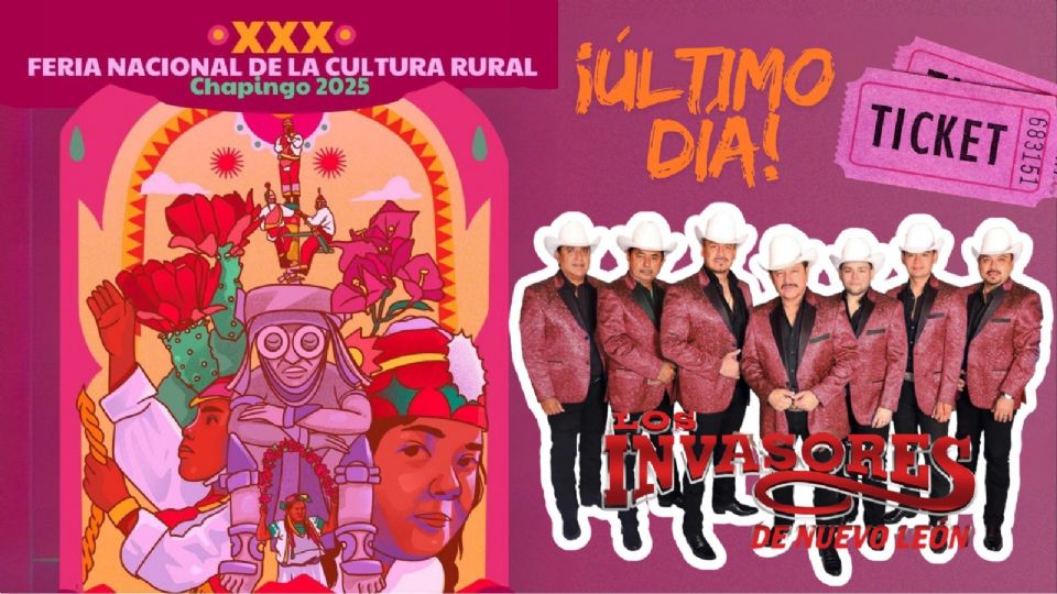Artistas que se presentarán en la CLAUSURA de la Feria Nacional de la Cultura Rural Chapingo 2025