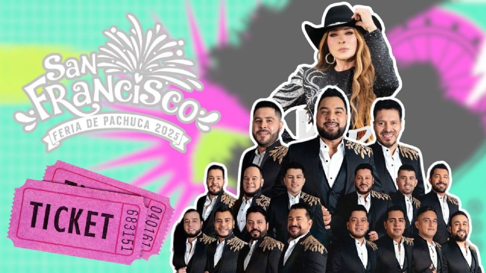 Artistas que se presentarán HOY en la Feria San Francisco Pachuca 2025
