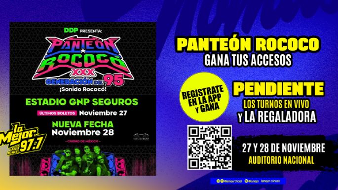 Gana Boletos para ver a Panteón Rococó