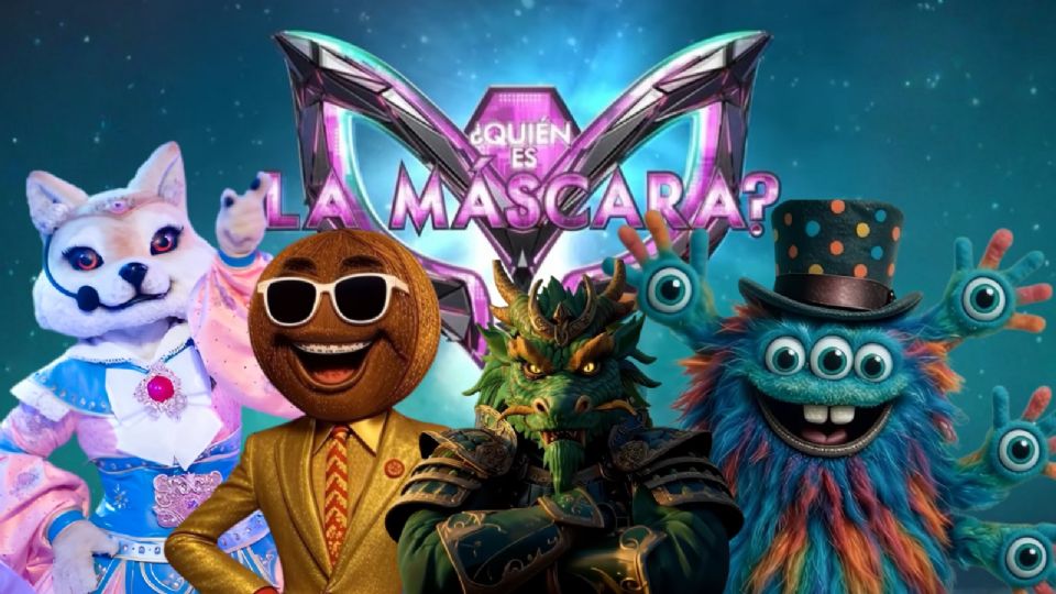 Ellos son todos los personajes participantes en ¿Quién es la máscara?