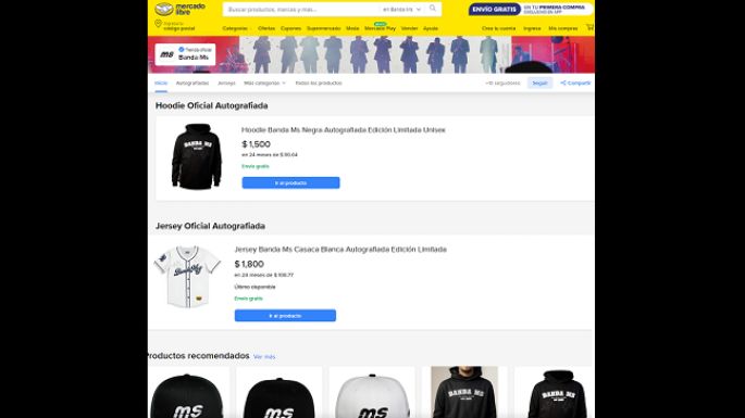 Banda MS llega a Mercado Libre