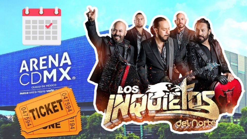 Los Inquietos del Norte se presentarán en la Arena CDMX, esto cuestan los boletos