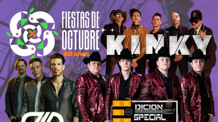 Fiestas de Octubre 2025: ¿Qué artistas darán concierto HOY 16 de octubre en el Foro Principal y en el Palenque?