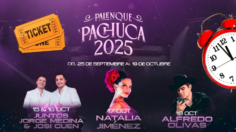 Cartel de artistas que cerrarán este fin de semana en el Palenque de Pachua 2025