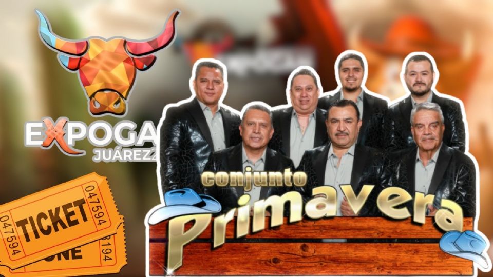 Conjunto Primavera se presentará HOY en la Expogan Juárez 2025.