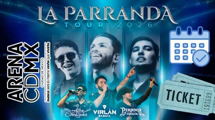 La Parranda Tour en la Arena CDMX 2026: Fecha, precios de los boletos por zona y artistas invitados