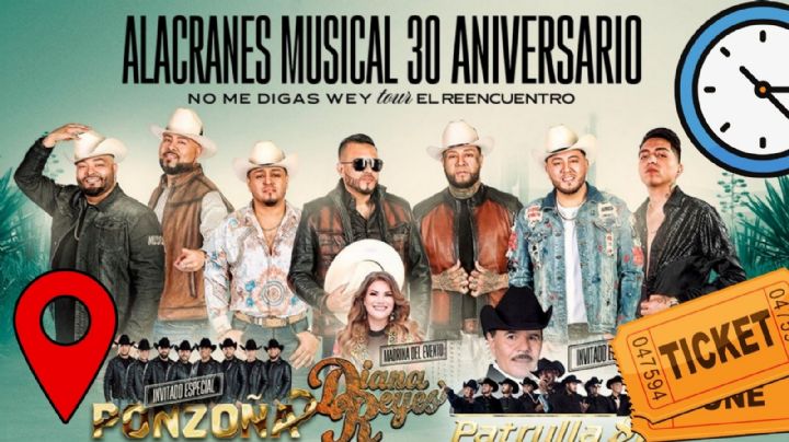 Alacranes Musical en la Arena CDMX 2025: ¿A qué hora empieza el concierto HOY 17 de octubre? Precios y las mejores rutas para llegar
