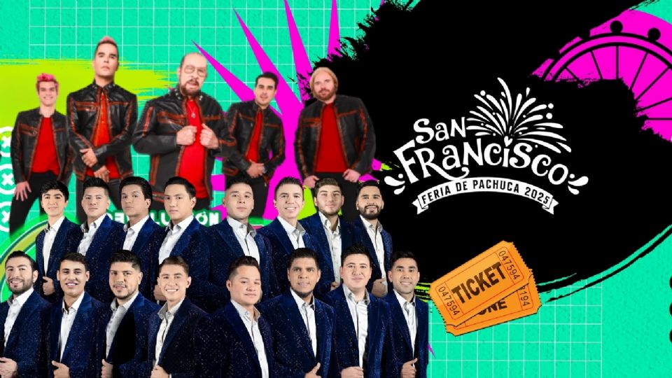 Conciertos para este fin de semana de octubre en la Feria San Francisco Pachuca 2025