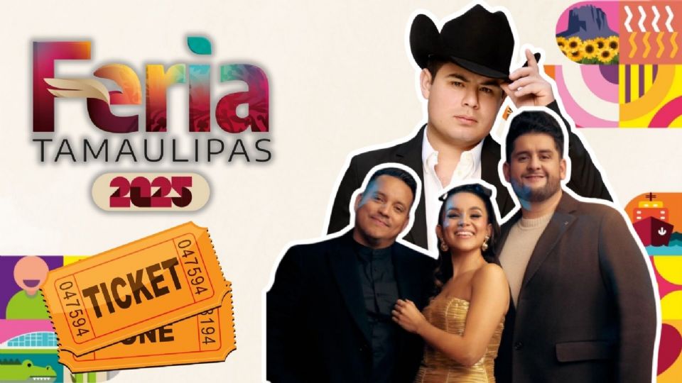 Artistas que se presentarán HOY en la Feria Tamaulipas 2025