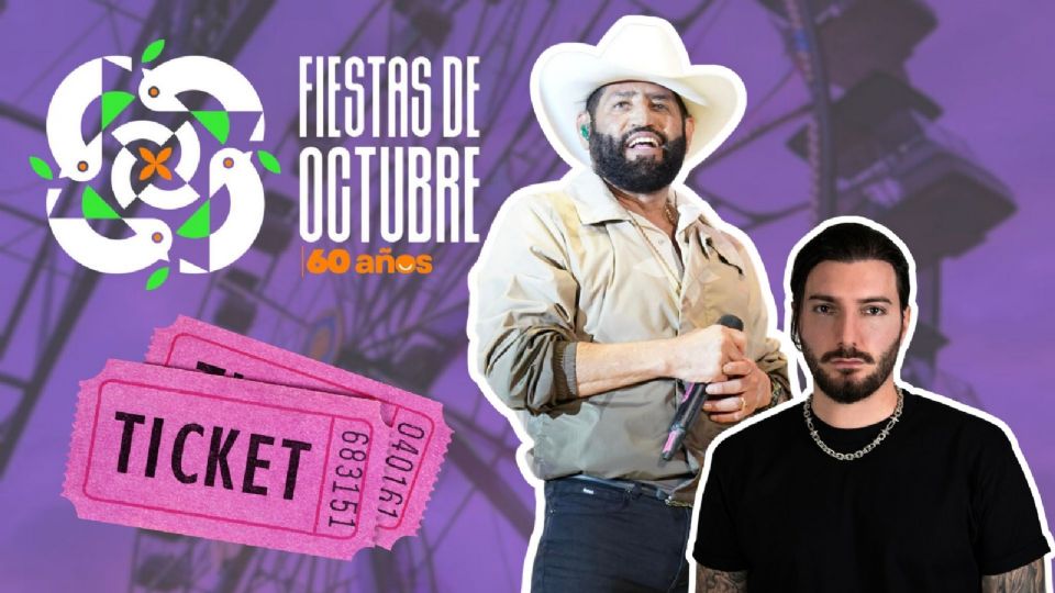 Artistas que se presentarán HOY en las Fiestas de Octubre 2025.