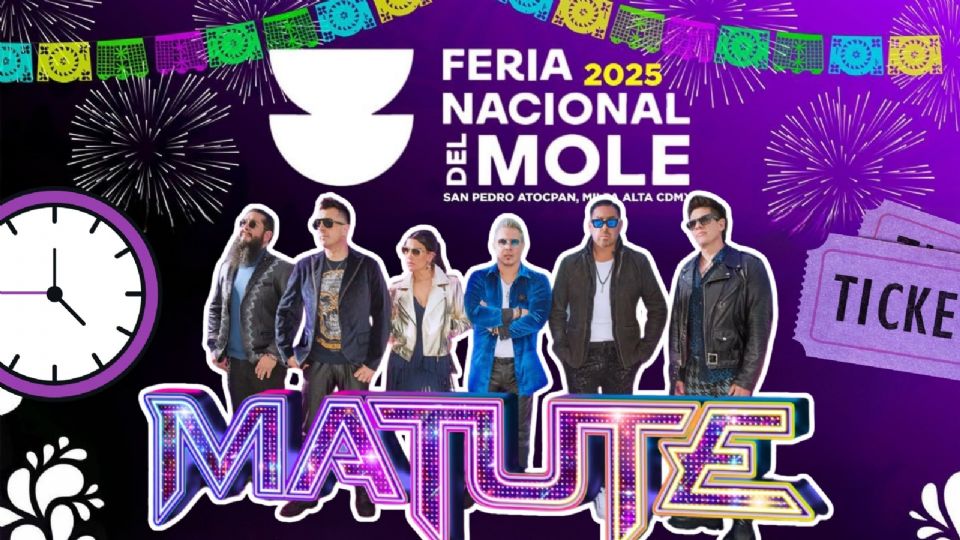 Matute se presentará HOY en la Feria Nacional del Mole Atocpan 2025.