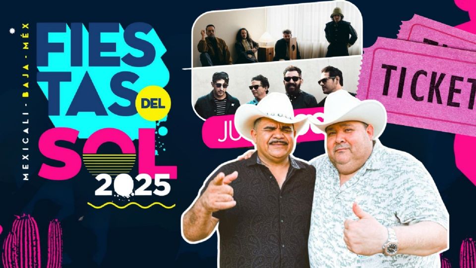 Artistas que se presentarán HOY en las Fiestas de Sol Mexicali 2025.