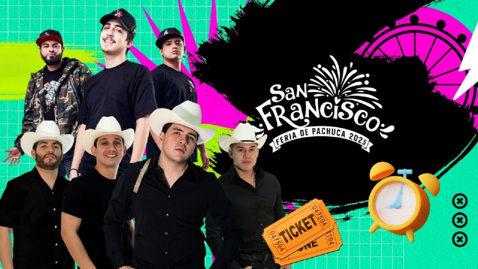 Artistas que darán concierto Hoy 2 de octubre en la Feria de San Francisco Pachuca 2025