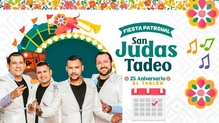 Feria San Judas Tadeo 2025: Cartel de conciertos en El Tablón del 28 de octubre al 2 de noviembre