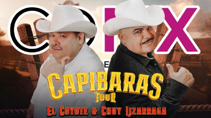 Capibaras Tour CDMX 2025: Chuy Lizárraga y El Coyote anuncian fecha y venta de boletos para concierto en la Arena CDMX