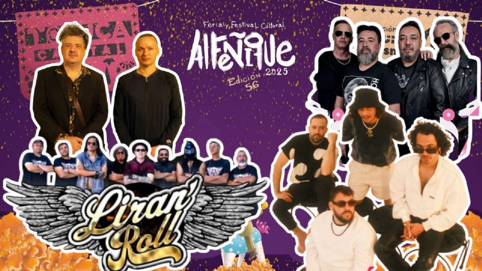 Artistas que se presentarán esta semana en la Feria del Alfeñique Toluca 2025