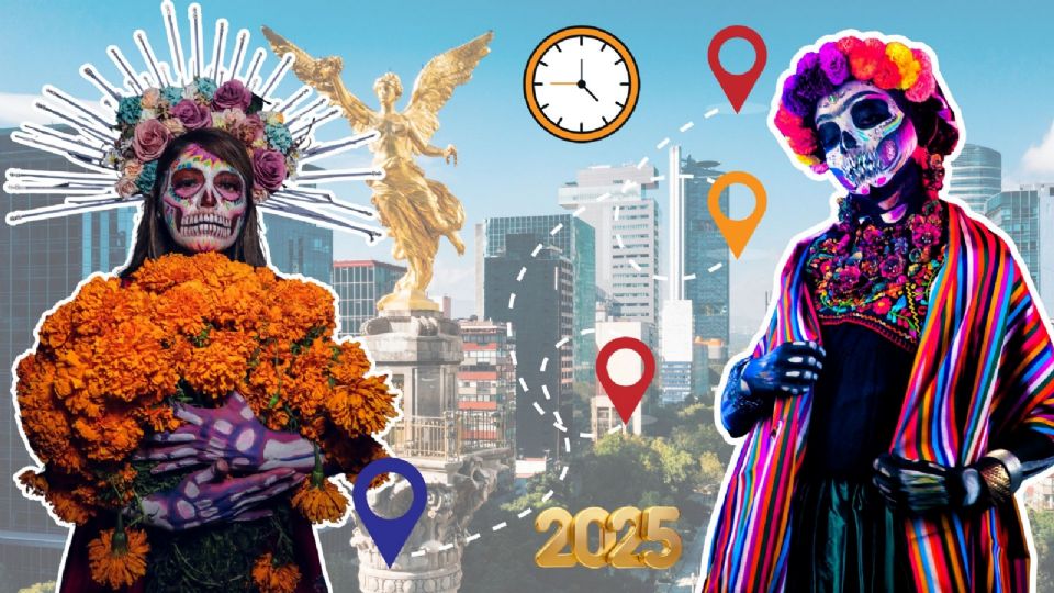 Horario y ruta del Desfile de Catrinas CDMX 2025