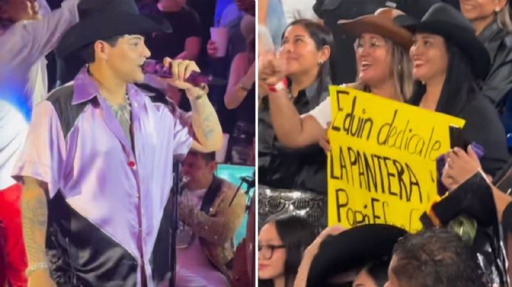¿En problemas? Eduin Caz complace a fan con “narcocorrido” para su papá durante la Feria de Tamaulipas
