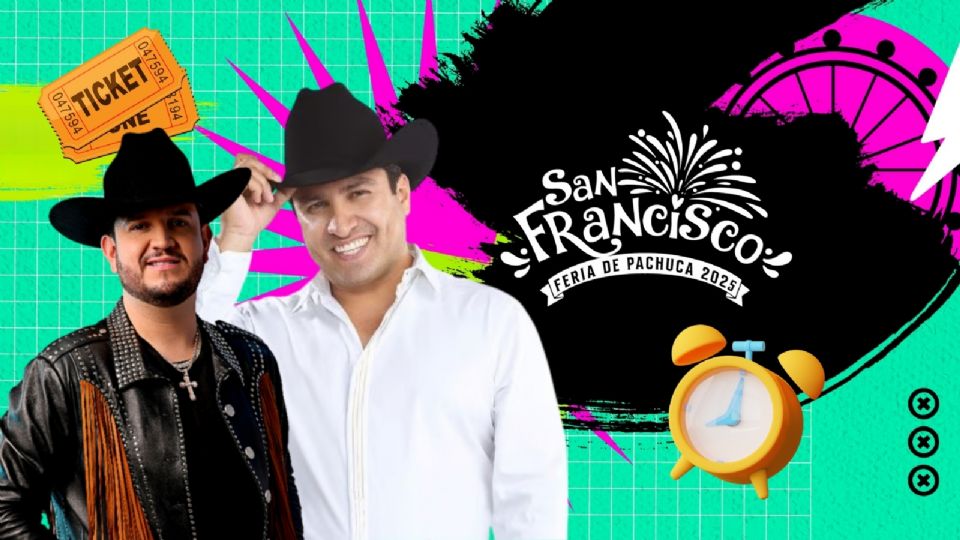 Artistas que darán concierto hoy 3 de octubre en la Feria de San Francisco Pachuca 2025