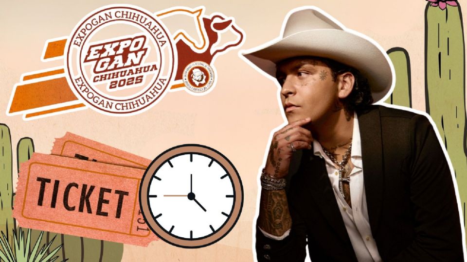 Christian Nodal se presentará HOY en la Expogan Chihuahua 2025