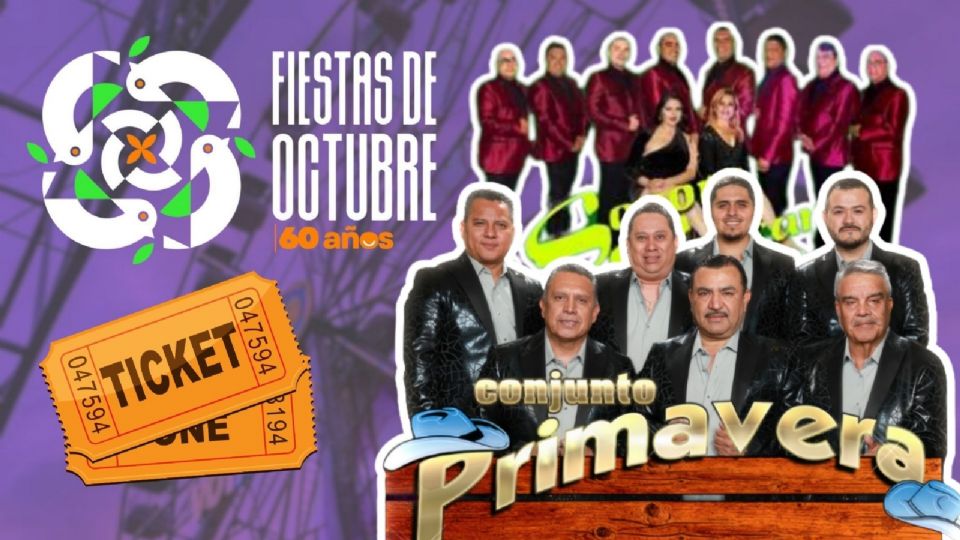 Artistas que se presentarán HOY en las Fiestas de Octubre 2025