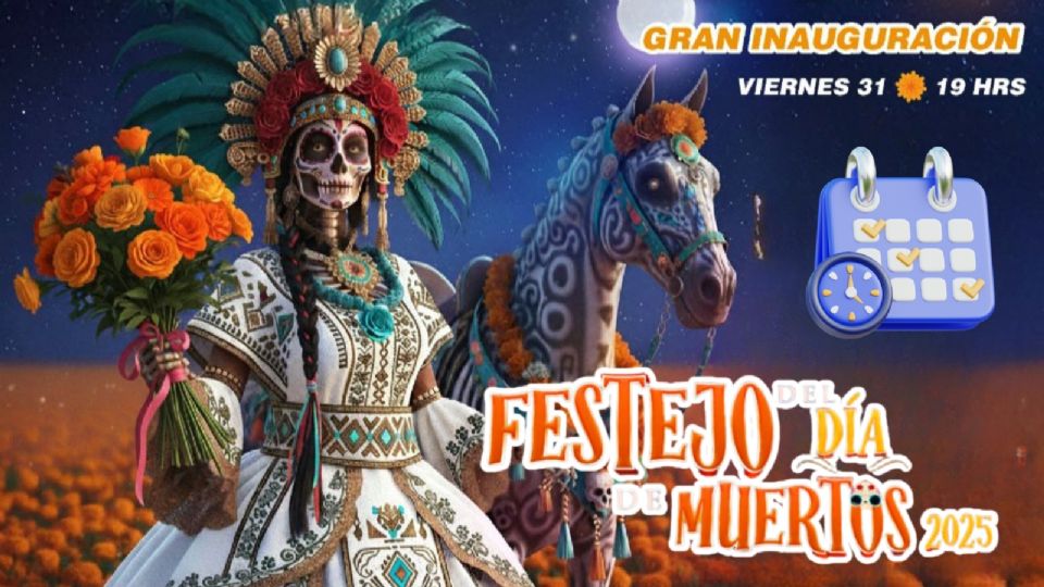 Festejo del Día de Muertos 2025 en alcaldía Venustiano Carranza