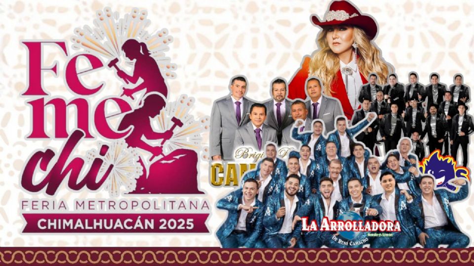 Artistas que se presentarán HOY en la Femechi 2025
