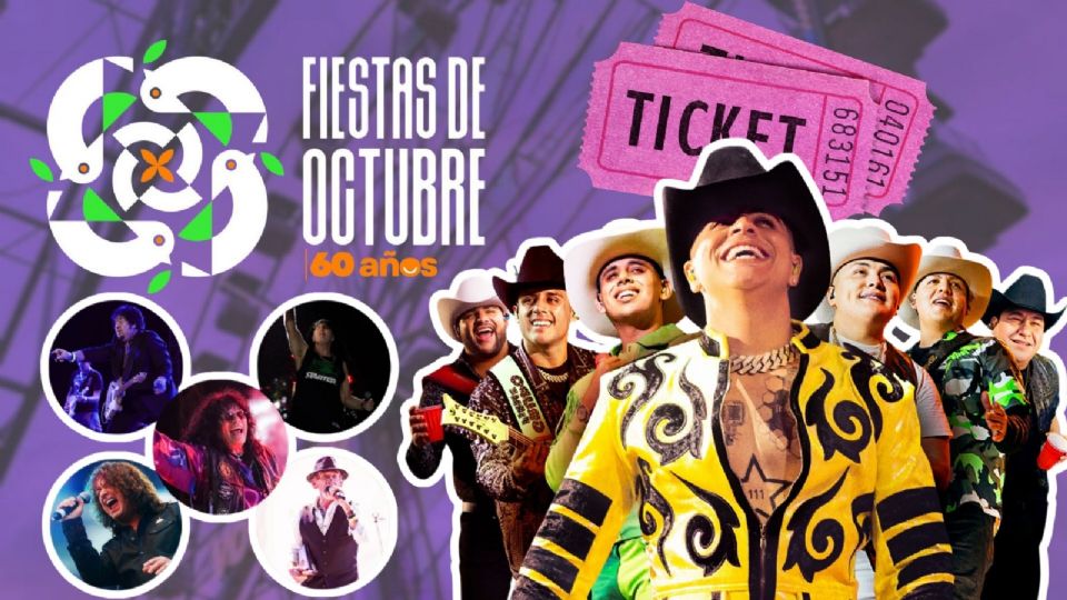 Artistas que se presentarán HOY en las Fiestas de Octubre 2025