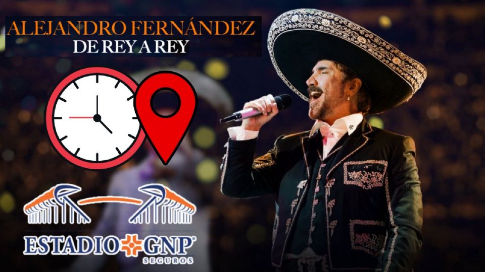 Alejandro Fernández se presentará HOY en el Estadio GNP Seguros de la CDMX