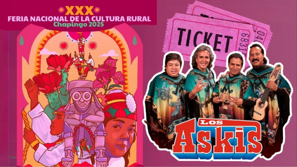 Los Askis se presentarán HOY en la Feria Nacional de la Cultura Rural Chapingo 2025