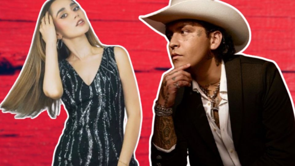 Carolina Ross de La Voz México a compartir escenario con Christian Nodal en 2018.
