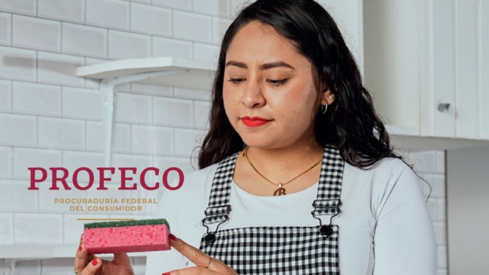 Profeco ofrece consejos prácticos para elegir fibras y esponjas adecuadas para trastes