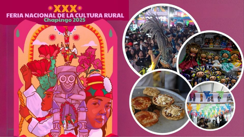 La Feria Nacional de la Cultura Rural Chapingo 2025 continúa este 8 de octubre.