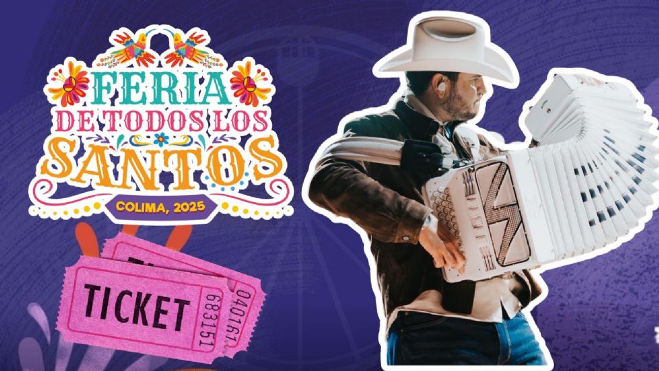 Edén Muñoz se presentará HOY en la Feria de Todos los Santos Colima 2025