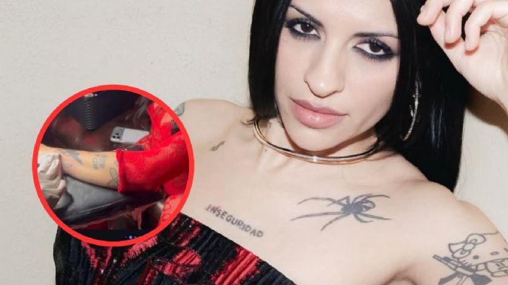 Este es el impactante significado del nuevo tatuaje de Cazzu