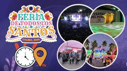 Feria de Todos los Santos Colima 2025: Programa completo de artistas y actividades de HOY 13 de noviembre
