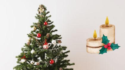 La decoración minimalista para no poner el árbol de Navidad