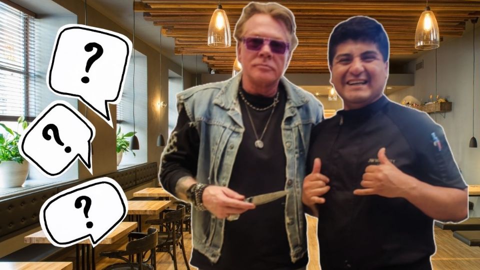 Despiden a chef tras tomarse una foto con Axl Rose