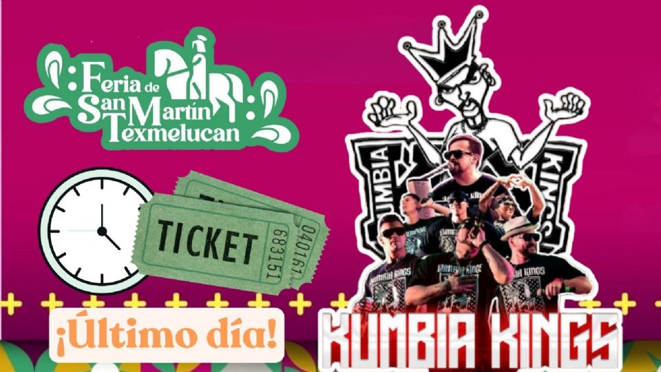 Kumbia Kings se presentará HOY en la clausura de la Feria San Martín Texmelucan 2025