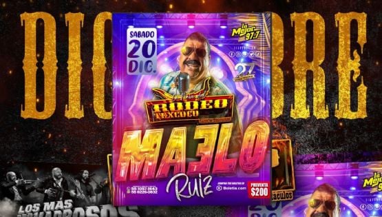 Maelo Ruiz en el Rodeo Texcoco. ¡Gana Boletos GRATIS para la Fiesta Latina con La Mejor 97.7 FM!
