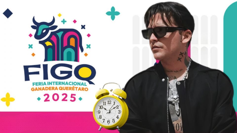 ¿A qué hora inicia el concierto de Christian Nodal hoy en el Palenque de Querétaro 2025?