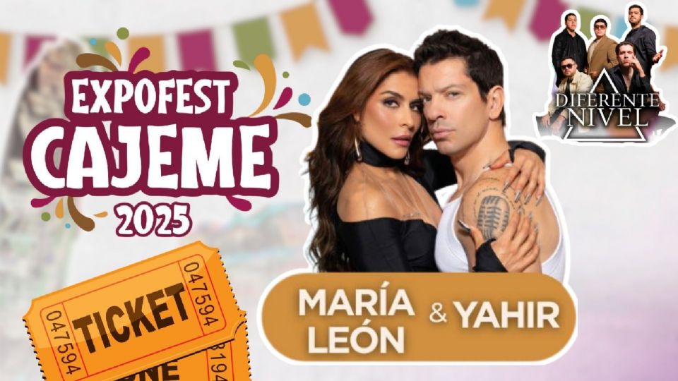 Artistas que se presentarán HOY en la Expofest Cajeme 2025.