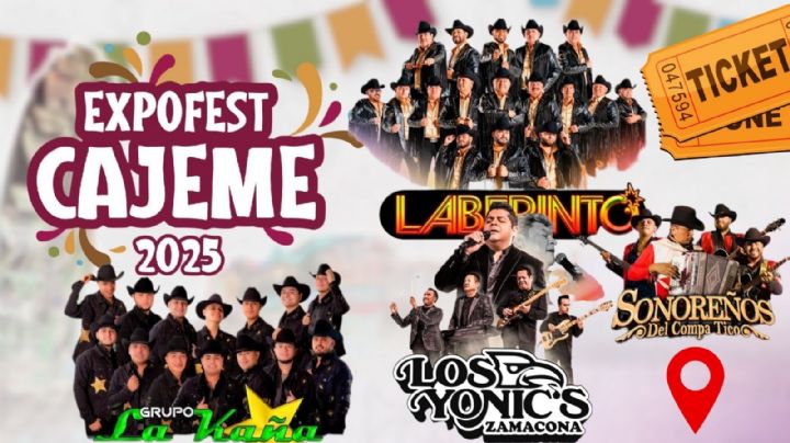 Expofest Cajeme 2025: ¿Qué artistas darán concierto HOY 22 de noviembre en Sonora? Precio de los boletos