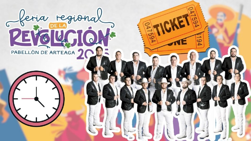 Banda Corona del Rey se presentará HOY en la Feria Regional de la Revolución Pabellón de Arteaga 2025.