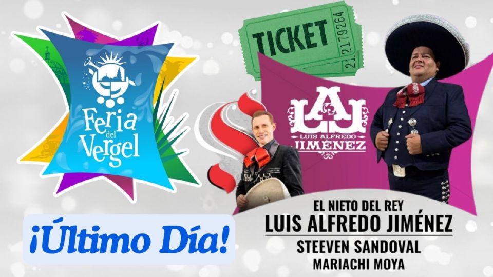 Artistas que se presentarán HOY en la clausura de la Feria del Vergel 2025.