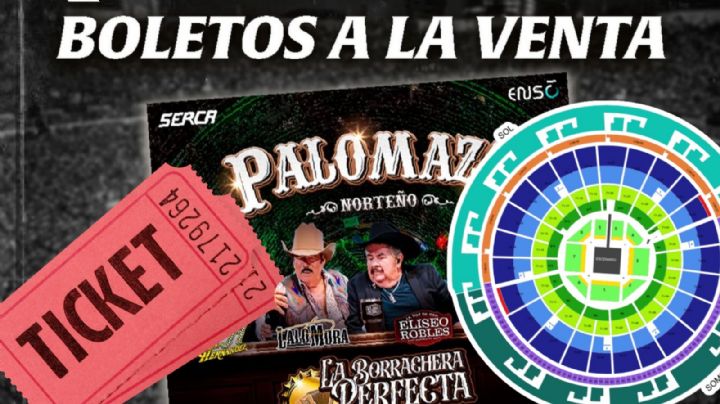 Boletos Palomazo Norteño CDMX 2026: Precios y zonas para el concierto en la Plaza de Toros México