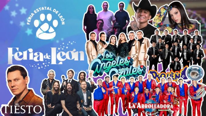 Feria Estatal de León 2026: Cartelera completa de artistas que darán concierto en el Foro Mazda