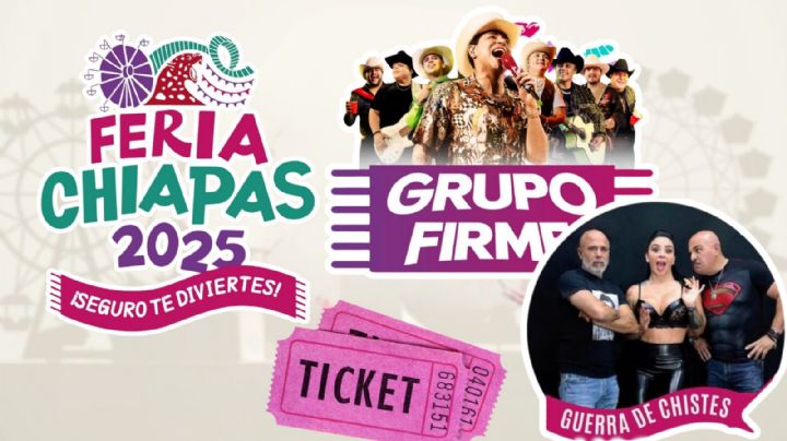 Feria Chiapas 2025: Artistas que se presentarán HOY 29 de noviembre en el Foro Masivo y en el Palenque