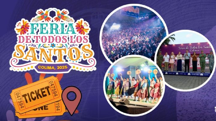 Feria de Todos los Santos Colima 2025: Programa completo de artistas y actividades de HOY 5 de noviembre